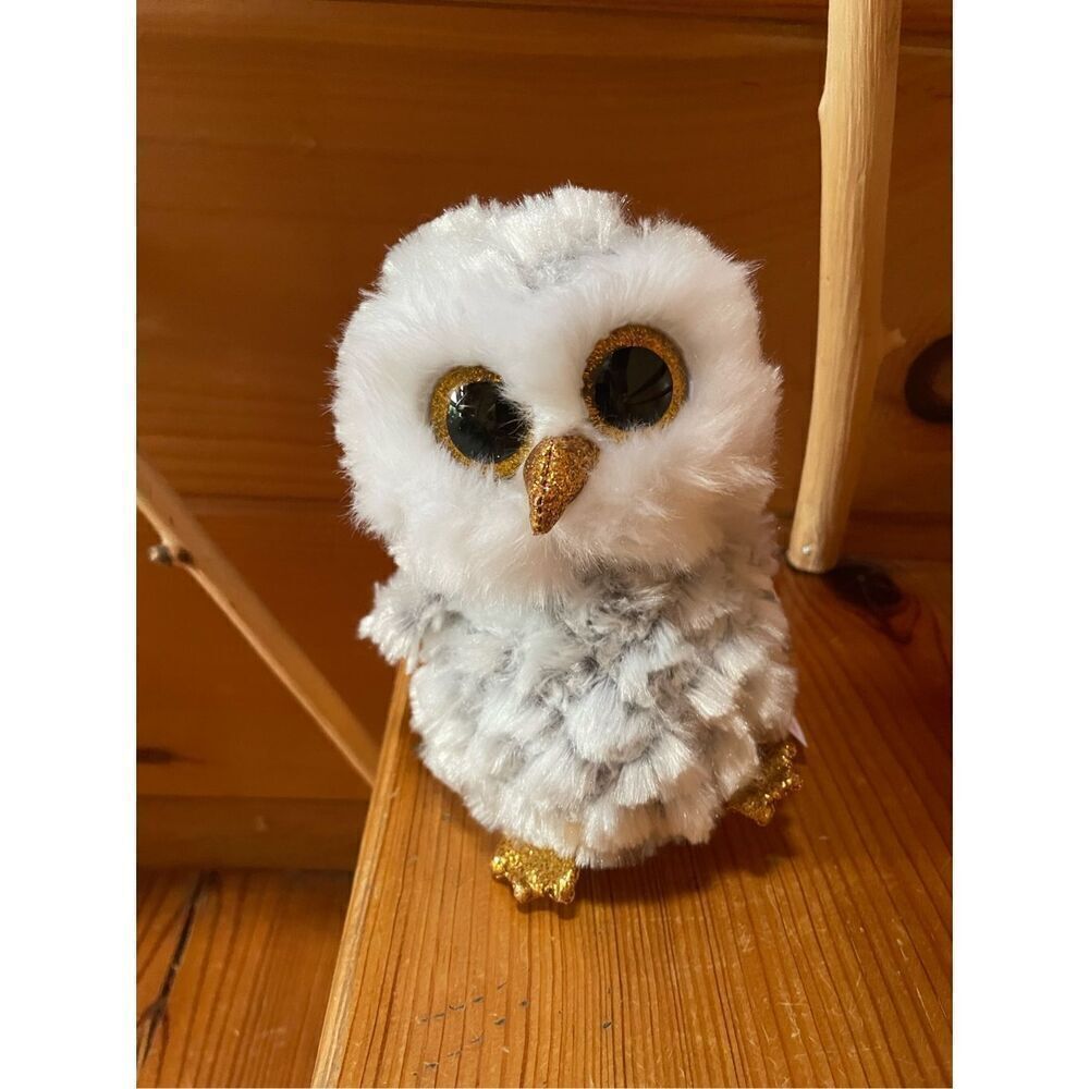 TY Beanie Boos 6" OWLETTE the Owl Plush Stuffed Animal Toy Heart Tags